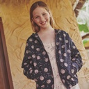 Summer sweat - Lichtroze schelpen op donker-3