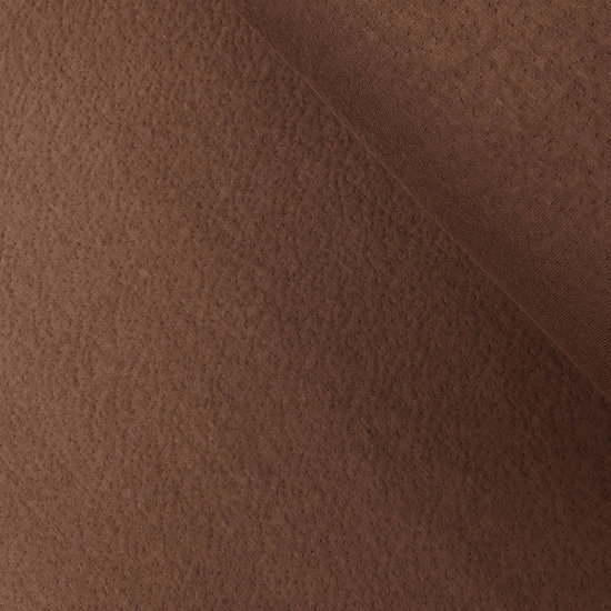 Sweater - Double punched zachtbruin-3