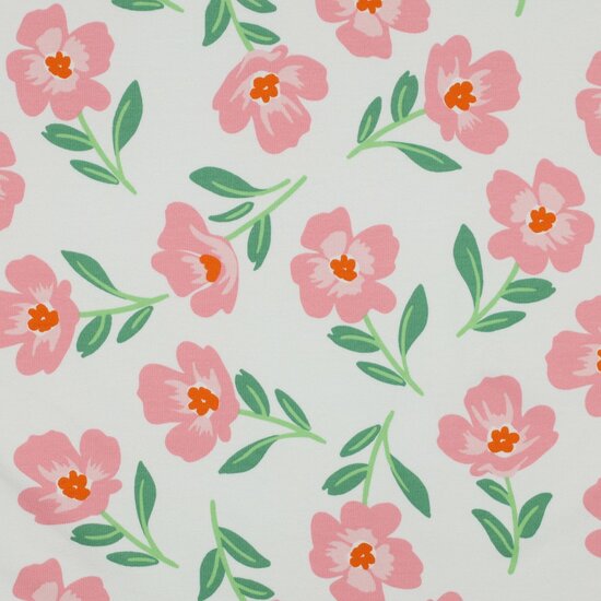 Sweater - Papaverbloem  pastel-3