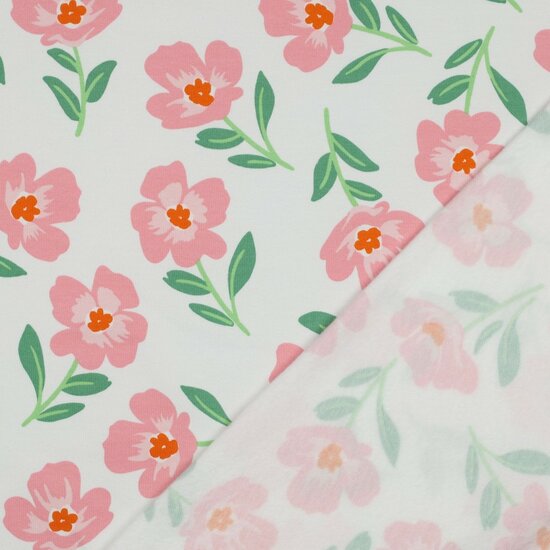 Sweater - Papaverbloem  pastel-4