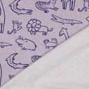 Sweater - Safari dieren lila-2