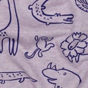 Sweater - Safari dieren lila-4