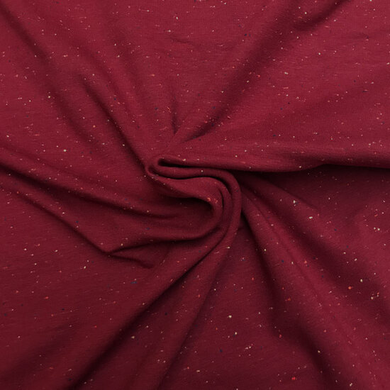 Sweater - Wijnrood met spikkel-2