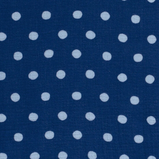 Tetradoek - Blauw met stippen-2