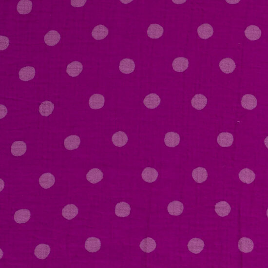 Tetradoek - Fuchsia met stippen-2