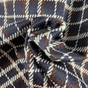 Tricot - Ruitenraster op donkerblauw LMV-2