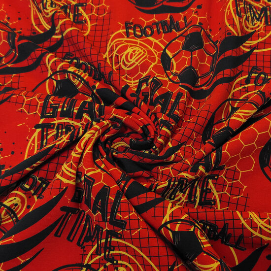 Tricot - Voetbal goal time rood-2