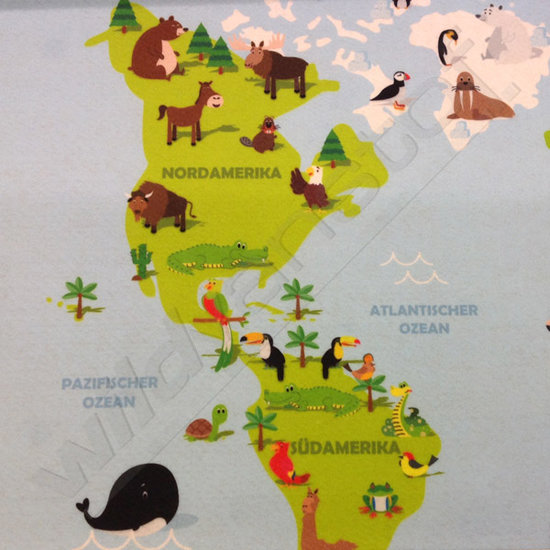 Vilt - Speelmat wereldkaart-2