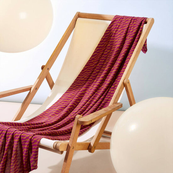 Viscose - Domino Dahlia roze camel-2