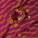 Viscose - Domino Dahlia roze camel-3