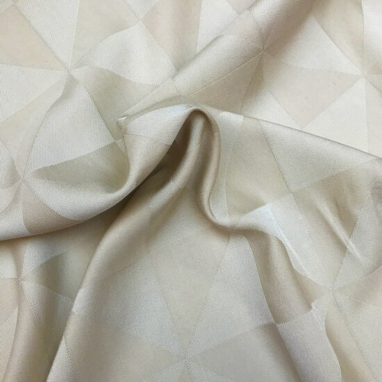Viscose - Geometrische waaier beige-2