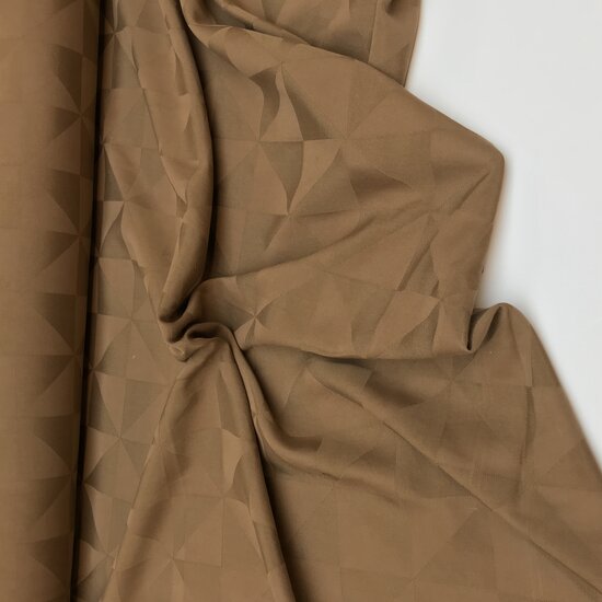 Viscose - Geometrische waaier camel-2