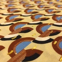 Viscose - Halve manen beige blauw nathalie -2