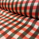 Viscose - Maan glanzende vichy rood-2
