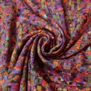 Viscose - Psychedelische mini print-2
