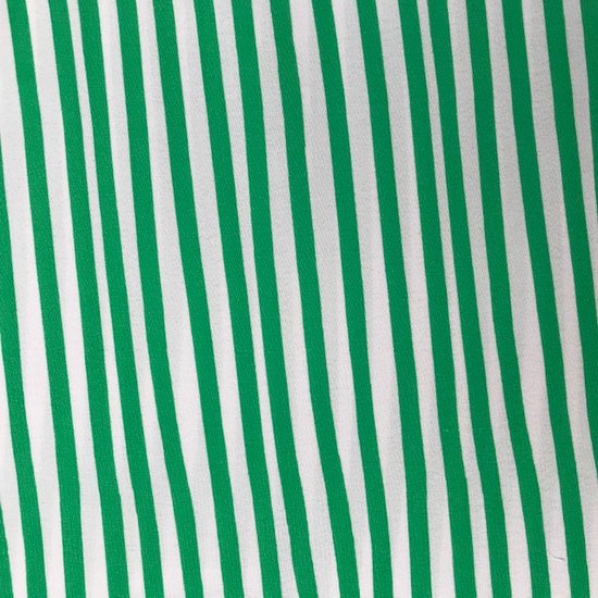Viscose - Strepen fluogroen-3