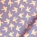 Viscose - summervibes lila bird-2