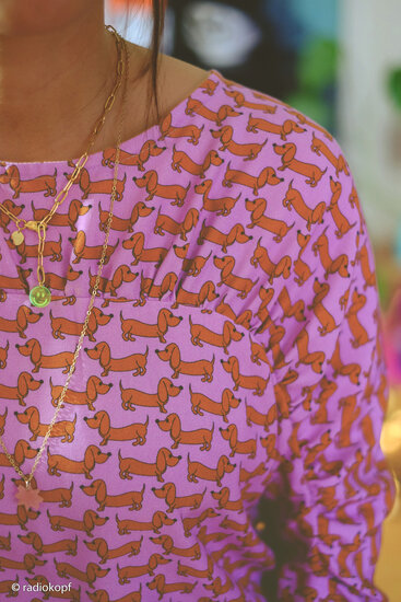 Viscose - Sweet dog pink-3