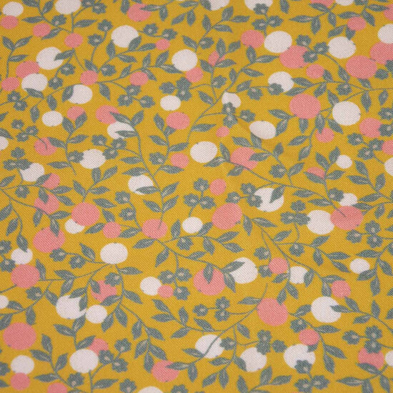 Viscose -Lindy fruits yellow-3