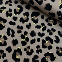 Viscosejersey - Luipaard beige geel-2