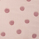 Wellness fleece - Lichtroze met oudroze stip-2