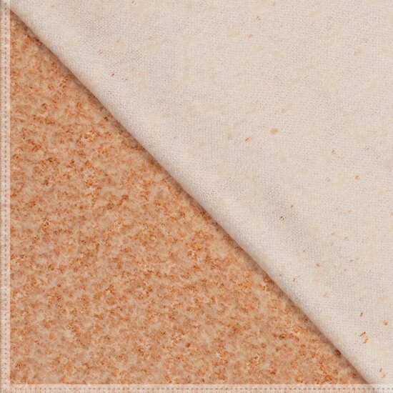 Wol - Boucle gemeleerd camelbruin-2