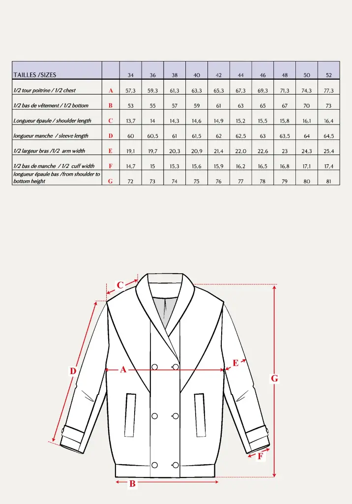 Maison Fauve - le manteau cliff