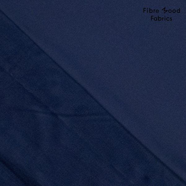Ribfluweel stretch - Wisteria blauw fibremood