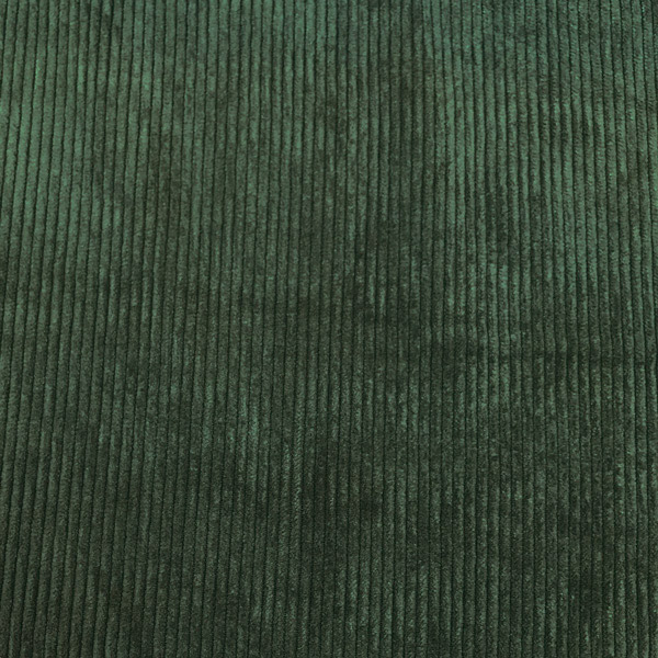 Ribfluweel - Dikke ribbel soepel donkergroen