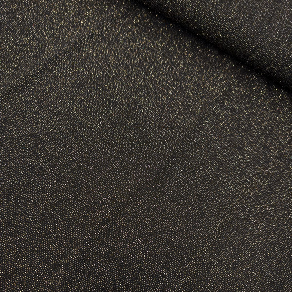 Jersey - Zwart met gouden sneeuw