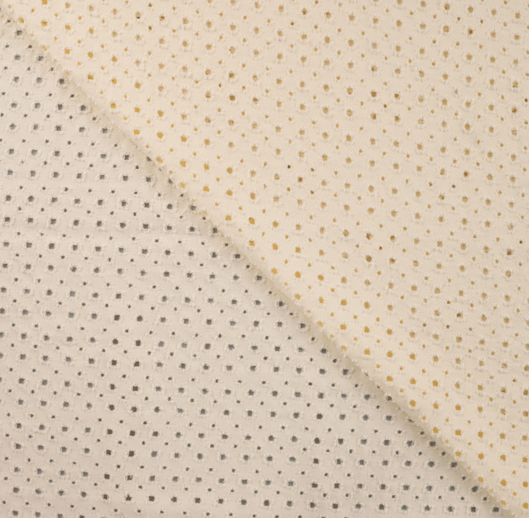 Jeans - Ecru geperforeerd 