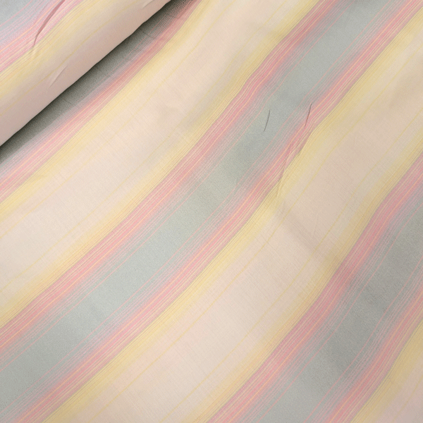 Katoen - Regenboog pastellijnen maan