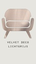 Velvet deco - Lichtgrijs