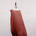 Stoffenpakket - Japanse schort S/M/L baksteenrood