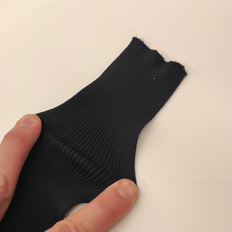 Verticaal rekbaar lint 48mm - zwart 2