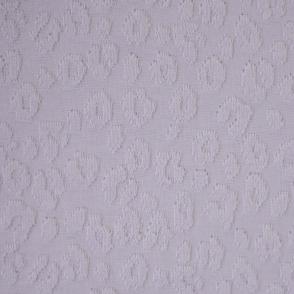 Jersey - Jacquard leopard lichtlila