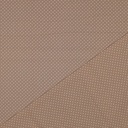 Katoen - taupe met witte bol (1mm)