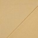 Katoen - vichy ruit oker (3mm)