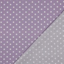 Lila met witte bol (8mm)