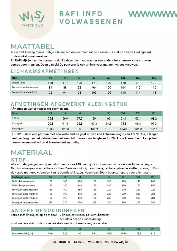 Wisj - Rafi (volwassenen)