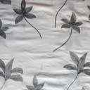 Viscose - Silver flowers