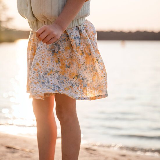 Tetradoek - Playtime lots of flowers