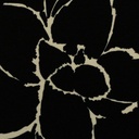 Viscosejersey -  Black leaves white