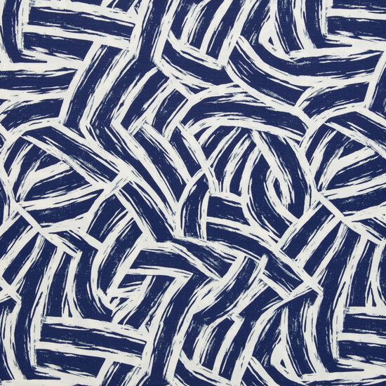 Jersey - grafisch blauwe wegen