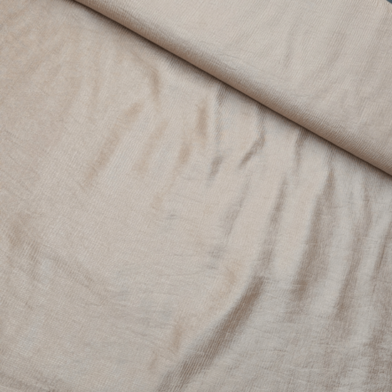 Viscose glanzend - Crinckle zandbeige