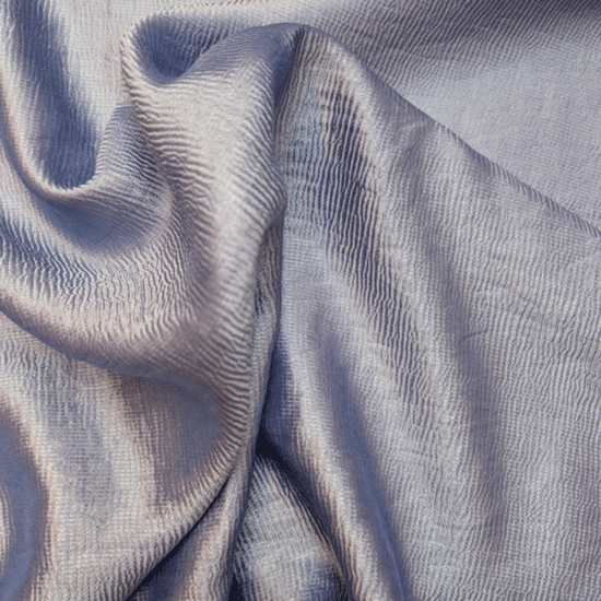Viscose glanzend - Crinckle lavendelblauw