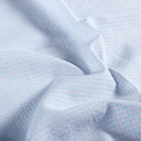 Katoen seersucker - vichy rose blue 3mm 