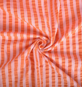 Seersucker katoen - Strepen rood roze 1 cm
