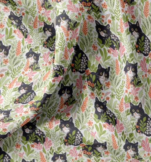 Katoen - Katten in het struikgewas