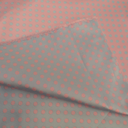 Jacquard - Mikado stippen grijsblauw roze